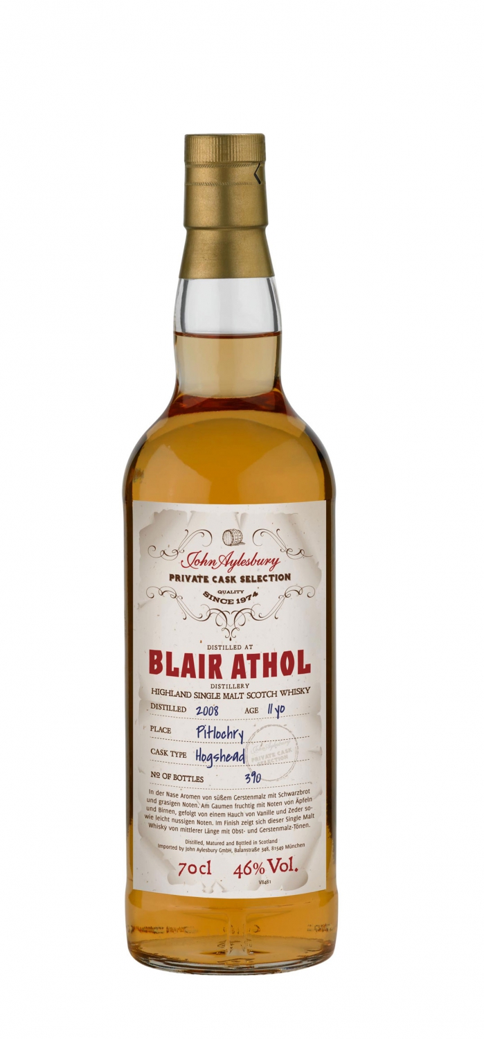 John Aylesbury Private Cask Blair Athol 11 yo John Aylesbury Private Cask Blair Athol 11 yo