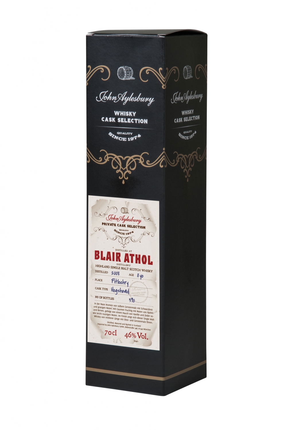 John Aylesbury Private Cask Blair Athol 11 yo John Aylesbury Private Cask Blair Athol 11 yo